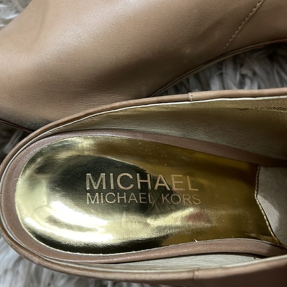 MichaelKors Camel Mules Open Tow Preloved! 8m - Picture 10 of 11